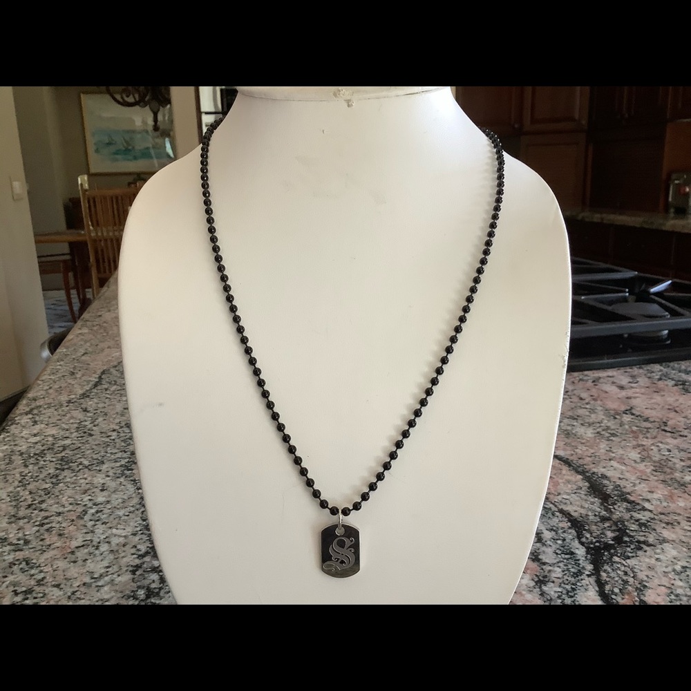 Russell Simmons 30” Black St. Steel 3mm Ball Chain
